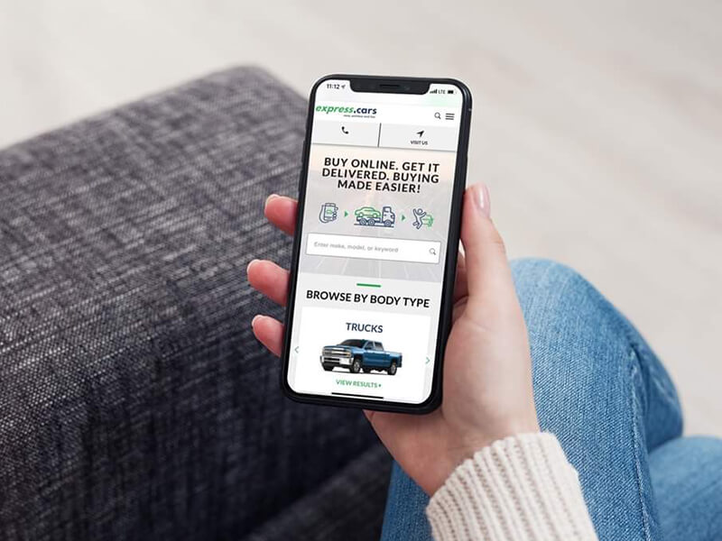 Express Cars on Mobile