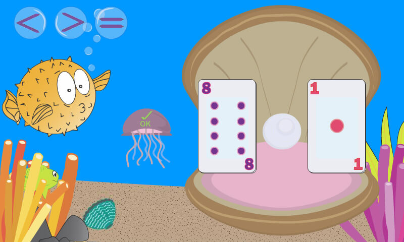 Greater Than Game Screen